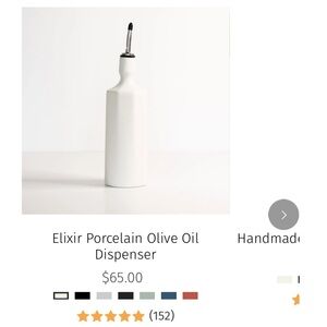 The Bright Angle Porcelain Olive Oil Dispenser